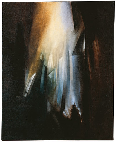 Krystaly / olej na plátně / 1984